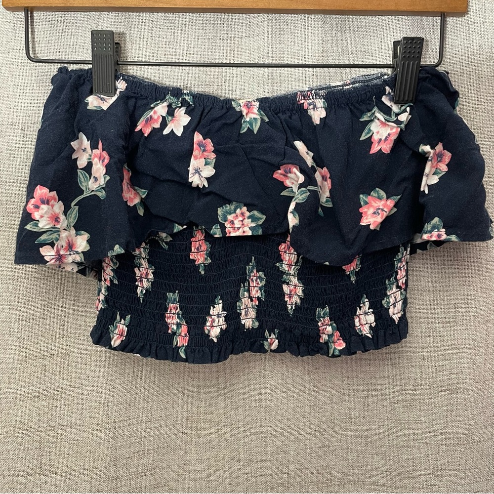 Hollister - Cropped Tube Top/Bandeau Top